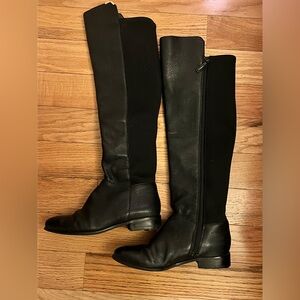 Cole Haan Black Over the Knee Riding Boots